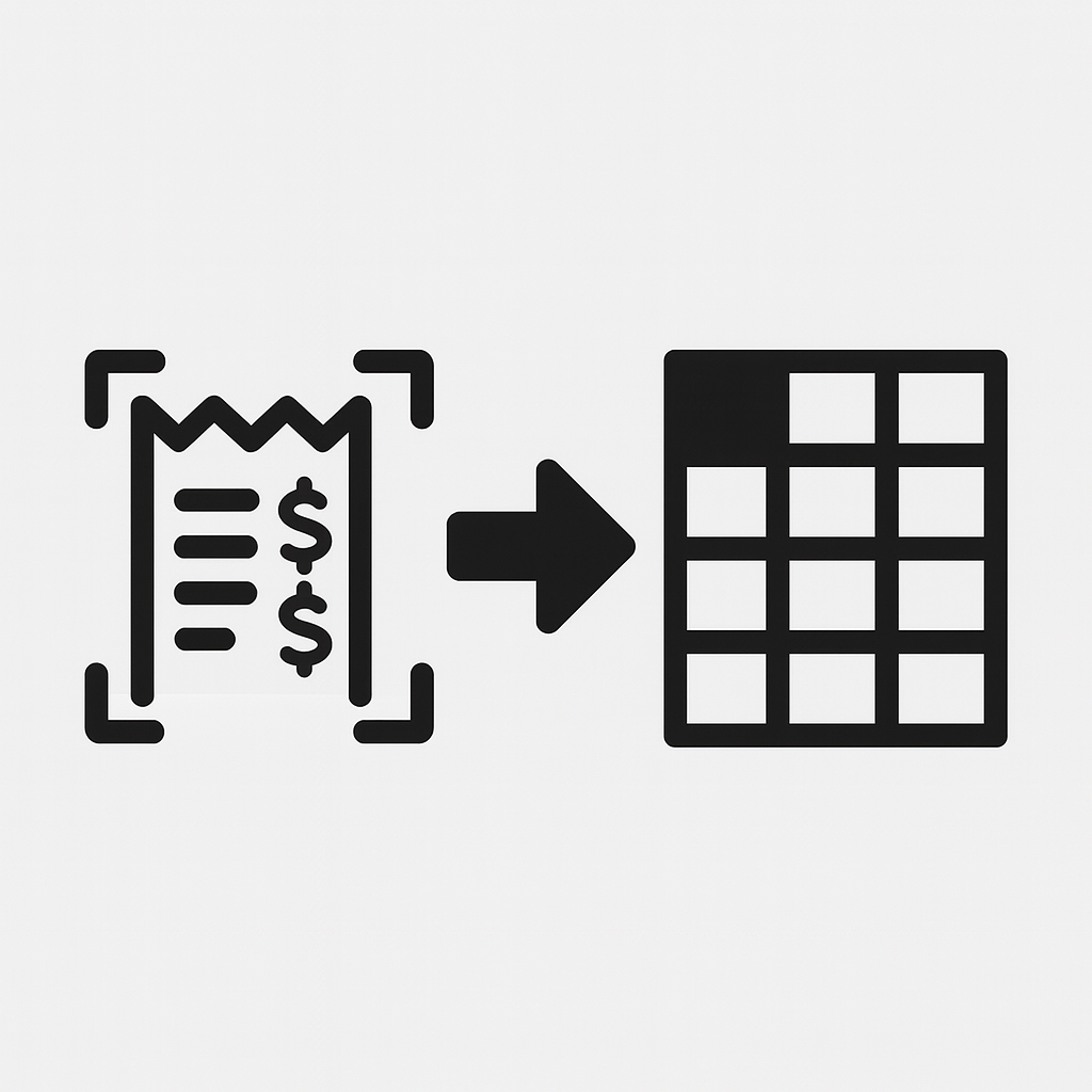 Itemize Receipts - A chromium extension to scan and automate receipts management.
